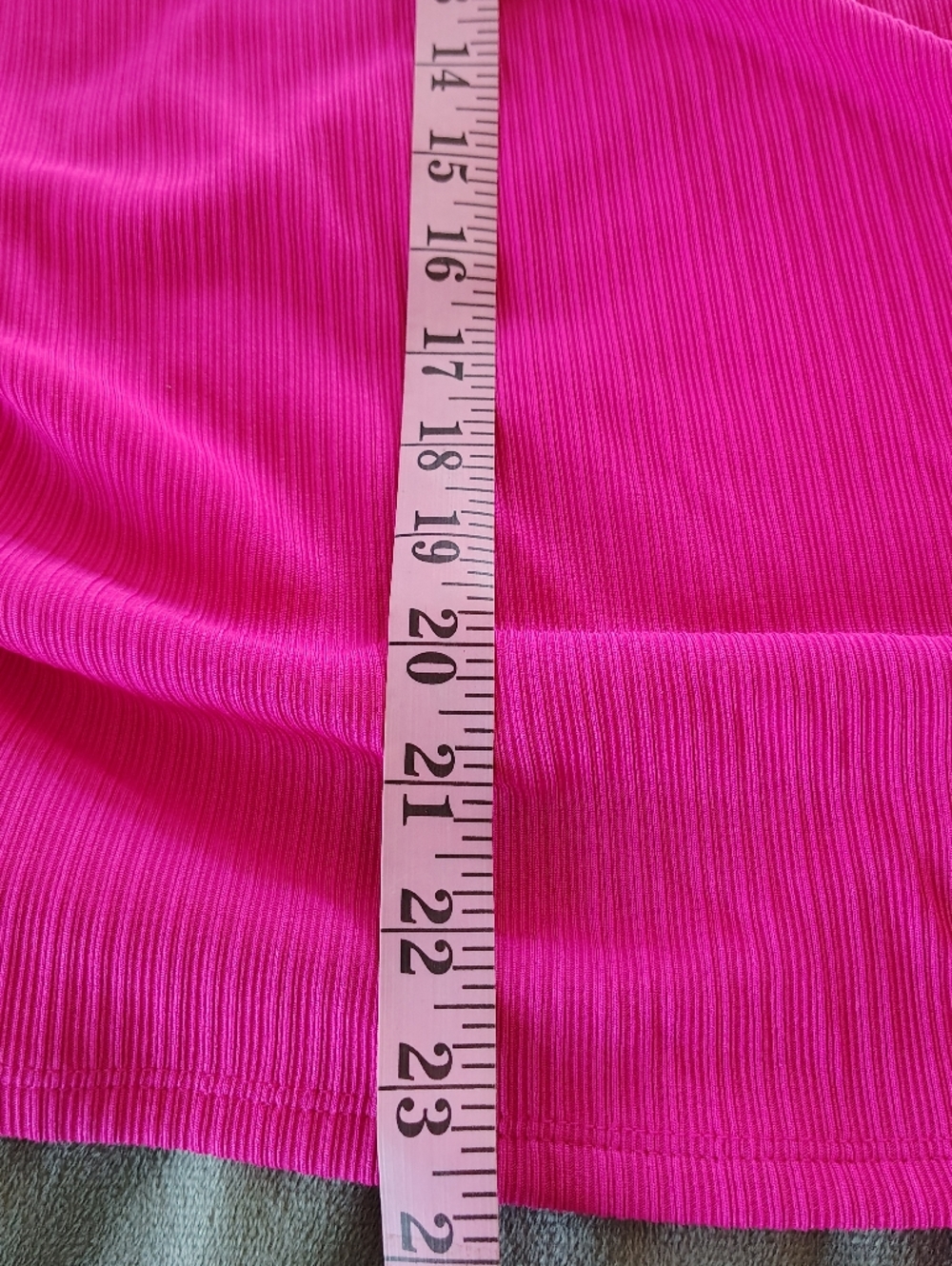 Nine West Textured Pink Ribbed Wrap Top XL - Picture 12 of 12